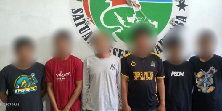 Polres Pohuwato Ringkus 6 Pria Terlibat Narkoba