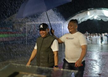 Peluncuran Pilkada 2024 Diguyur Hujan, Nasir : Dingin Bak Kondisi Politik Pohuwato