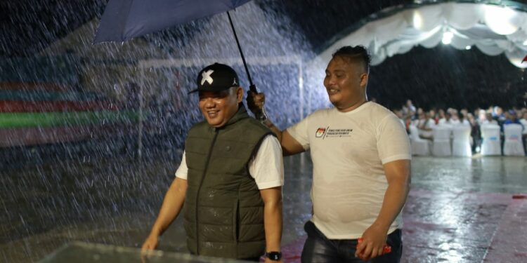 Peluncuran Pilkada 2024 Diguyur Hujan, Nasir : Dingin Bak Kondisi Politik Pohuwato