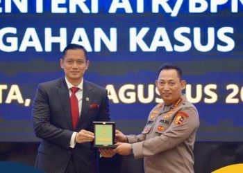 Menteri AHY & Kapolri Sepakat Cegah Masyarakat Jadi Korban Konflik Pertanahan