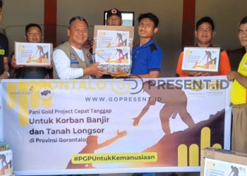 Bentuk Kepedulian, PGP Serahkan Bantuan untuk Korban Banjir di Gorontalo