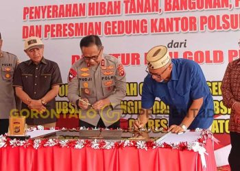 Peresmian Polsubsektor Buntulia, Sinergi Pani Gold Project dan Polda Gorontalo