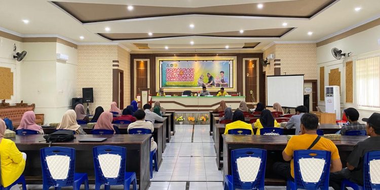 Gandeng BAZNAS dan Kemenag Pohuwato, Mahasiswa KKP Desa Palopo Gelar Pelatihan Bagi Pelaku UMKM