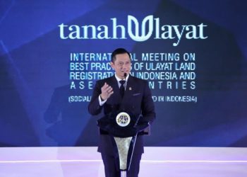 Menteri AHY Buka International Meeting on Best Practice of Ulayat Land Registration in Indonesia and ASEAN Countries