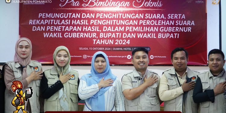 KPU Pohuwato Gelar Pra Bimtek Pemungutan dan Perhitungan Suara untuk Persiapkan Pemilu 2024