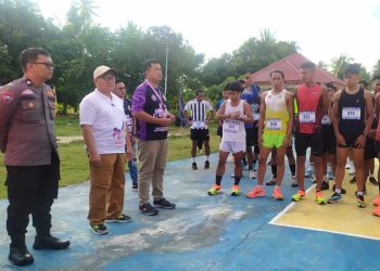 Ketua DPRD Pohuwato Apresiasi Lomba Lari 10 Kilometer yang Diselenggarakan Karang Taruna Olongia