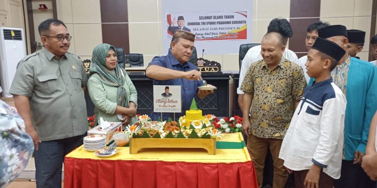 DPRD Pohuwato Ucapkan Selamat Ulang Tahun untuk Presiden Terpilih Prabowo Subianto