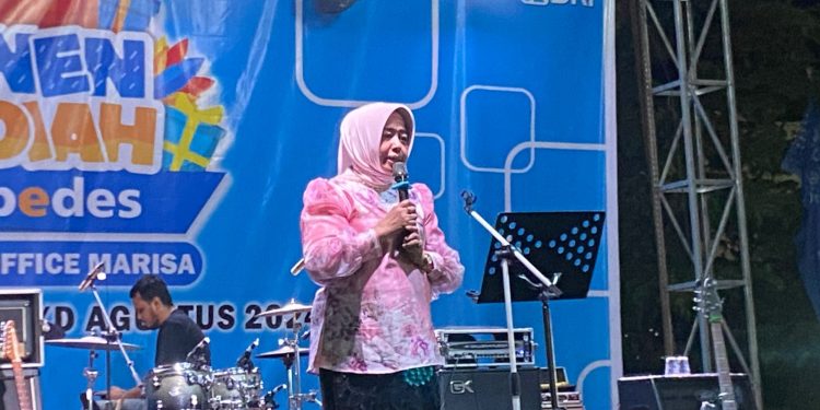 Di Malam Panen Hadiah Simpedes, Suharsi Igirisa Apresiasi Pinca BRI Branch Office Marisa