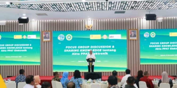 Percepat Proses Digitalisasi, Kementerian ATR/BPN Dorong Penerapan Akta Tanah Elektronik