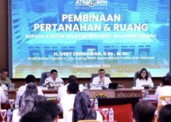 Kunjungi Kanwil BPN Provinsi Sulteng, Wamen ATR/Waka BPN Sampaikan Solusi Percepatan Layanan Pertanahan