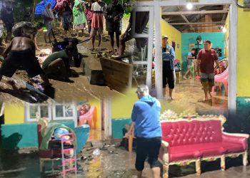 Pantau Kondisi Banjir, Otan Mamu : Sejumlah Rumah Tergenang, Sekolah Rusak Parah