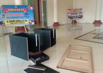 Fasilitas Kantor Bupati Pohuwato Dirusak Massa Terkait Aktivitas PT BJA di Popayato