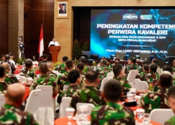 Beri Pembekalan di Pussenkav, Wamen ATR/Waka BPN Tegaskan Komitmen dalam Legalisasi Tanah Aset Negara