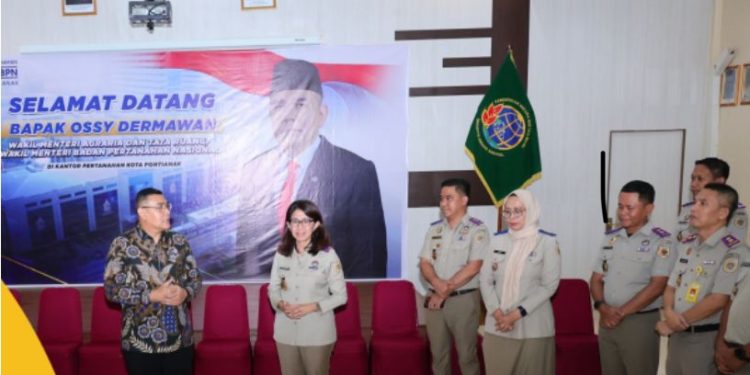 Wamen ATR/Waka BPN Apresiasi Capaian Kinerja Kanwil BPN Provinsi Kalbar