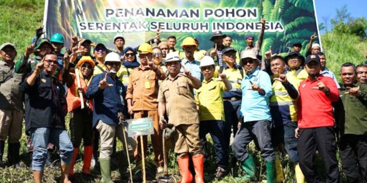 Pani Gold Project Dukung Penanaman Pohon Serentak di Gorontalo untuk Rehabilitasi DAS