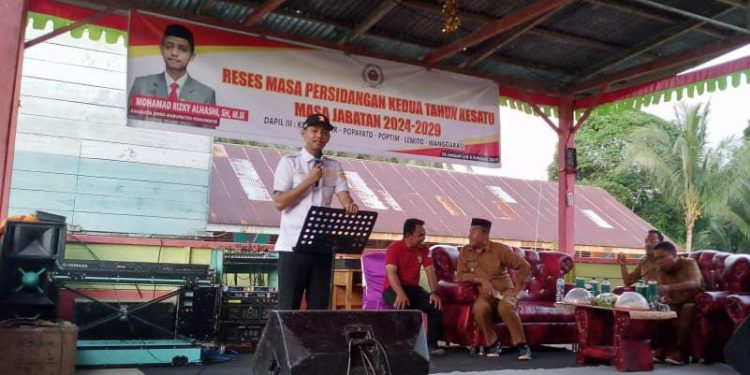 Sektor Pertanian dan Pendidikan jadi Prioritas Rizky Alhasni saat Reses di Tuweya