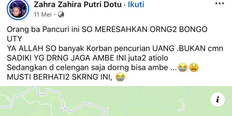 Marak Pencurian di Botubilotahu, Warga Resah, Pemdes Acuh?