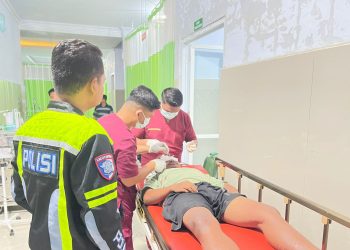 Usai Pemotor Mabuk Tabrak Minibus, Kapolres Pohuwato Beri Imbauan ke Warga