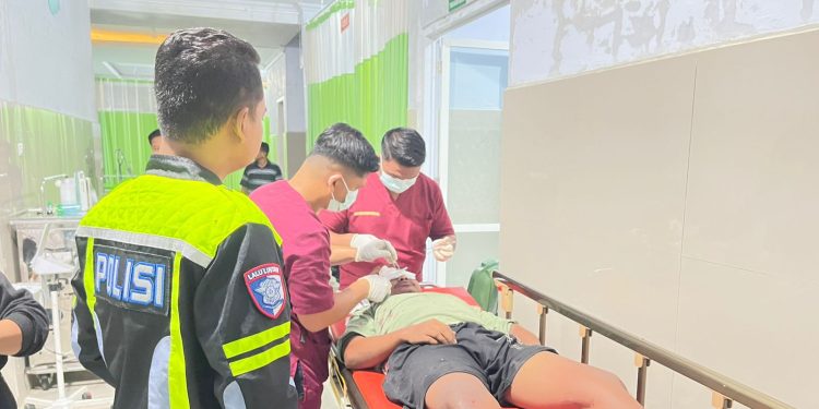 Usai Pemotor Mabuk Tabrak Minibus, Kapolres Pohuwato Beri Imbauan ke Warga