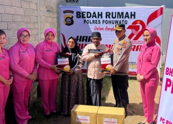 Rumah Layak untuk Ka Tuu: Hadiah Bhayangkara dari Polres Pohuwato