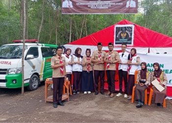 Gugus Darma dan Rumah Sehat BAZNAS Pohuwato Dukung Suksesnya Peran Saka Nasional 2025