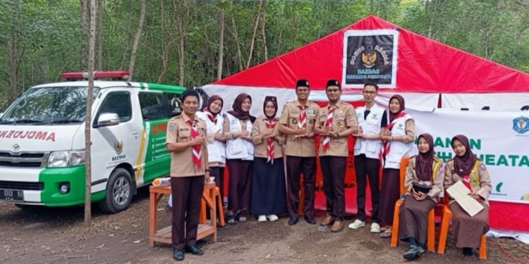 Gugus Darma dan Rumah Sehat BAZNAS Pohuwato Dukung Suksesnya Peran Saka Nasional 2025