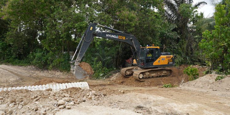 PGM Pasang Gorong-Gorong di Desa Hulawa, Akses Warga Kini Lebih Aman dan Lancar