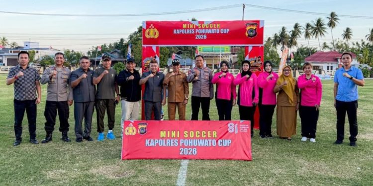 Kapolres Cup 2026 Resmi Bergulir, Ketua DPRD Pohuwato Sumbang Bonus Rp7,5 Juta