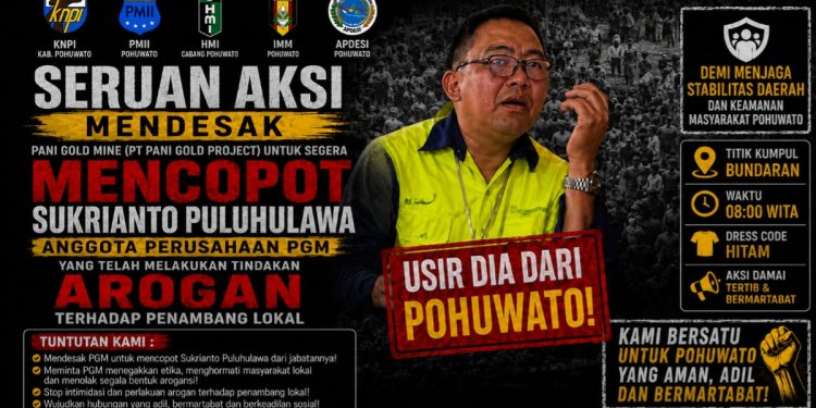 Pohuwato Memanas! Organisasi Pemuda Desak PGM Pecat Sukrianto Puluhulawa