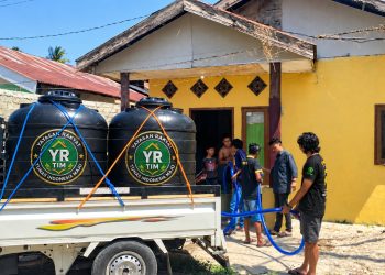 YR TIM Salurkan 126.500 Liter Air Bersih untuk 693 KK Terdampak Kemarau